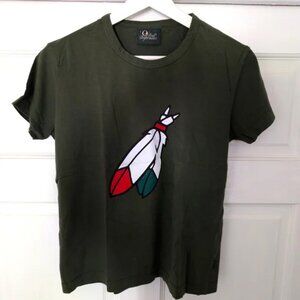 Peak Performance Feather Tee Top - L - Green - Swedish - EUC